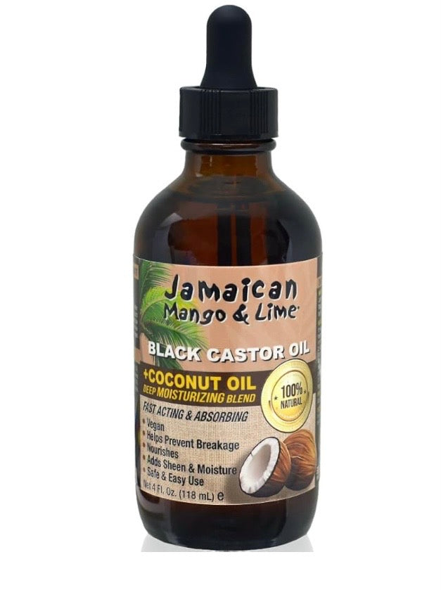 Jamaican Mango & Lime Black Caster Oil, Coconut