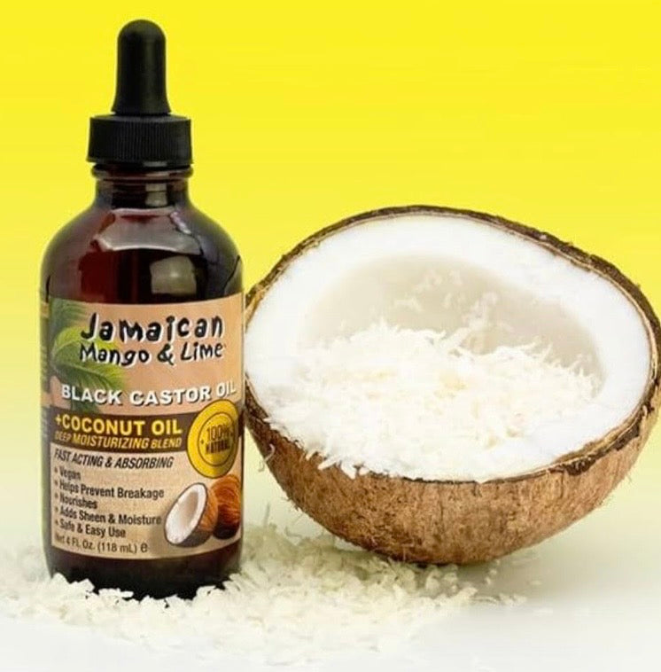 Jamaican Mango & Lime Black Caster Oil, Coconut